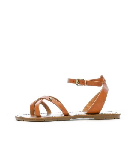 Sandales camel femme chattawak perla
