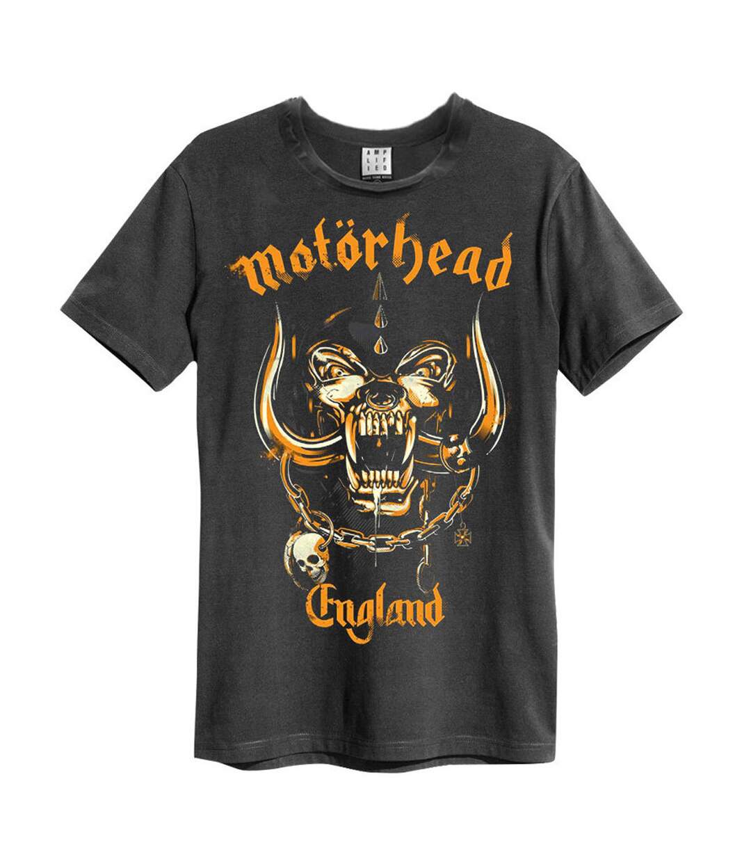 T-shirt Bronze England Adulte Gris Foncé Amplified-1