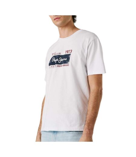 T-Shirt blanc homme pepe jeans pjl m