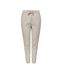 Pantalon fluide beige femme only poptrash-3