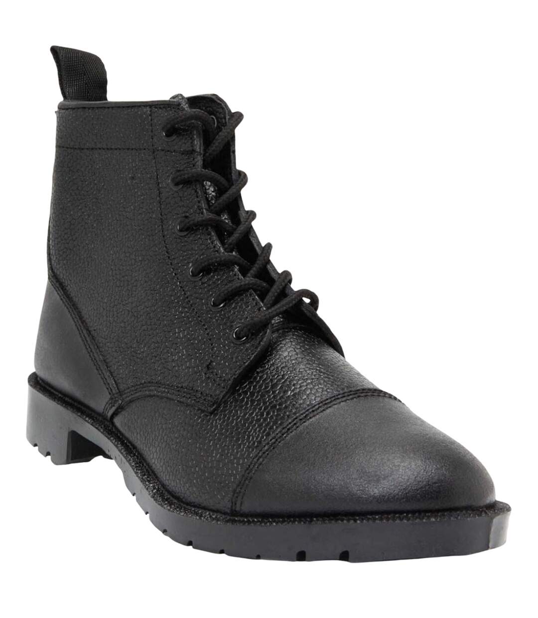 Bottines En Cuir Homme Noir Grafters-1