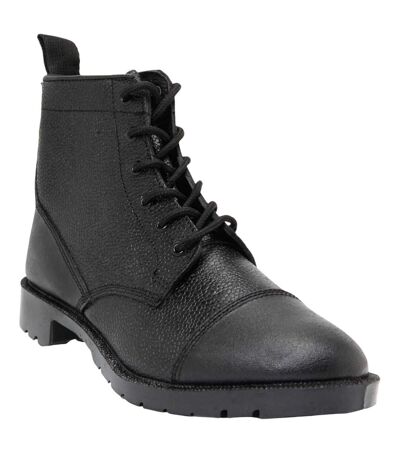 Bottines En Cuir Homme Noir Grafters
