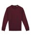 Unisex Adult Crew Neck Sweatshirt Dark Cherry Native Spirit-1