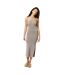 Robe Mi-longue Femme Taupe Jack Wills-4
