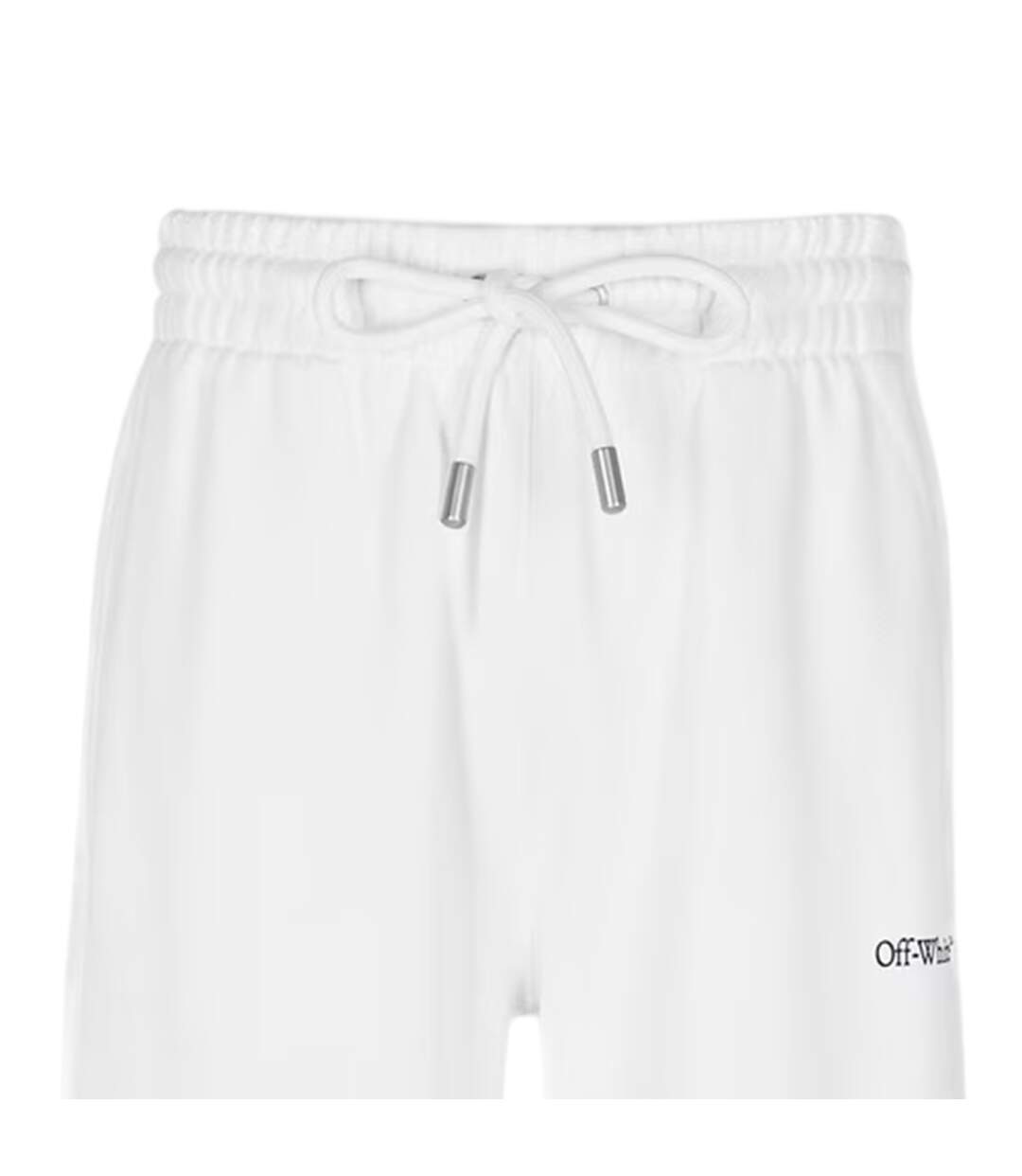 Mens Arrow Logo Straight Sweatpants White Black Off-White-3
