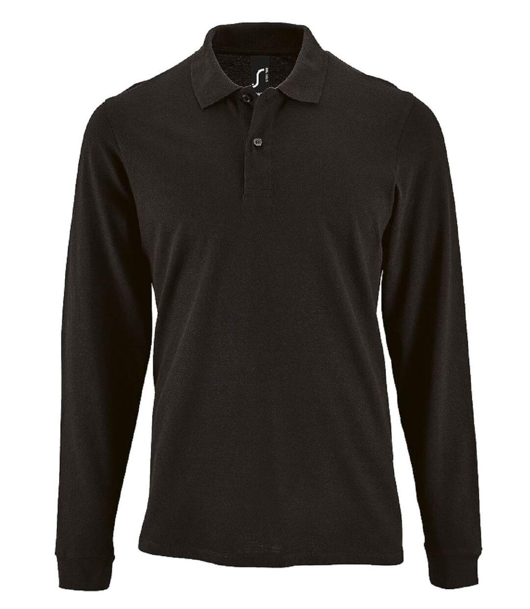 Polos manches longues - Homme - 02087 - noir