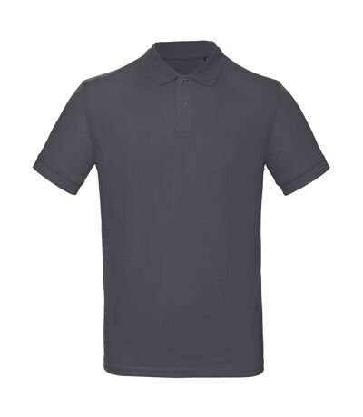 Collection mens inspire polo shirt dark grey B&C