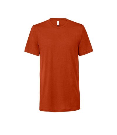 Bella + Canvas Adults Unisex Tri-Blend T-Shirt (Brick Triblend) - UTPC3870