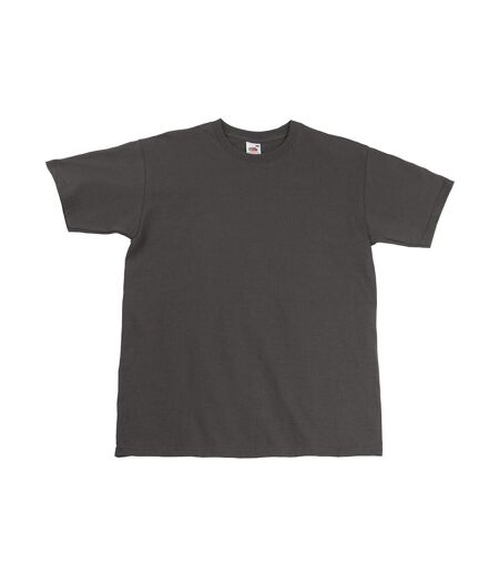 Mens super premium t-shirt light graphite Fruit of the Loom