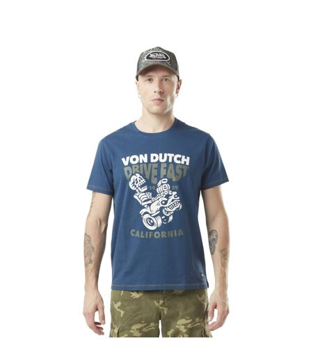 T-shirt homme col rond avec print devant en coton Drive Vondutch