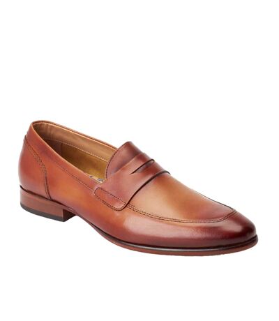 Mocassins Penny Bruno Homme Marron Clair Base London