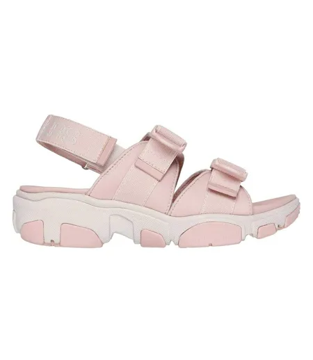 Sandales Femme Rose Blush Skechers