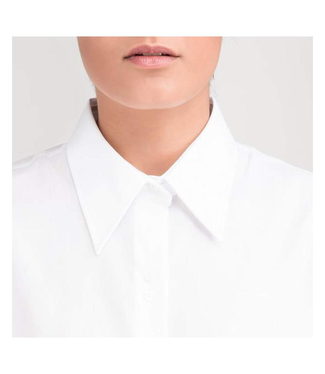 Collection Chemisier À Manches Courtes Sans Repassage Femme Blanc Russell-4
