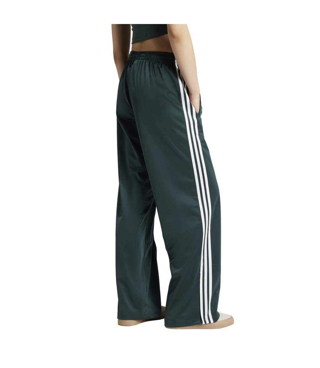 Pantalon De Survêtement Motif/style 3 Rayures Firebird Femme Vert Turquoise Pâle Adidas-3