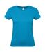 B&c Womens/ladies #e150 Tee-shirt Bleu Vif B And C-1