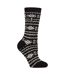Ladies Thermal Lite Patterned Socks for Winter-1