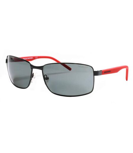 Men's polarized metal sunglasses with rectangular shape SE6113S Skechers