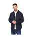 Mens dakari fleece jacket navy Crosshatch