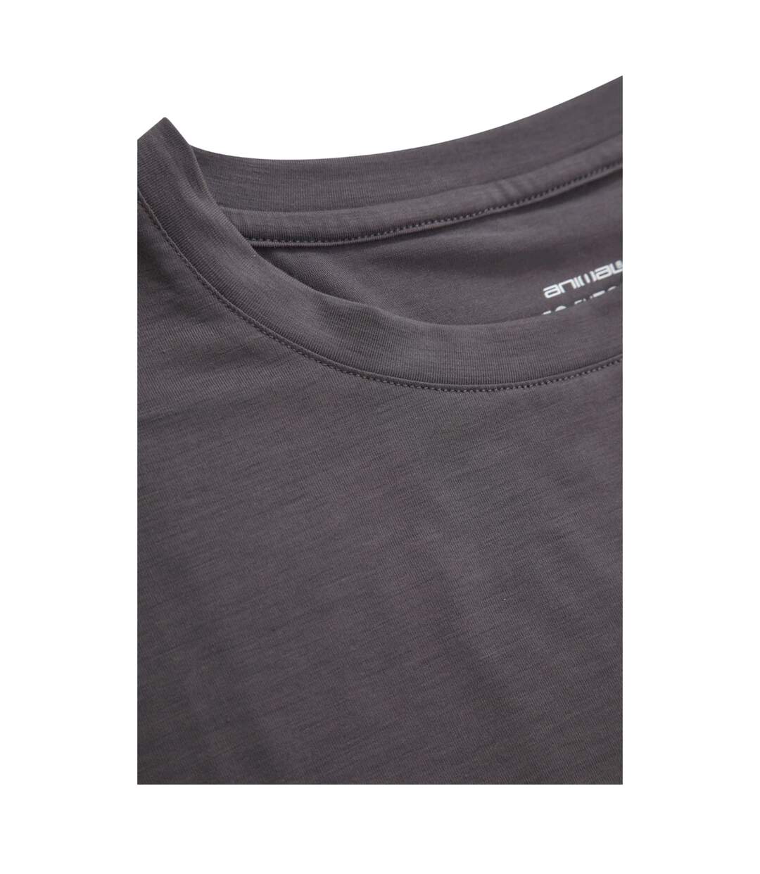 Womens/ladies Sarah Short-sleeved Active T-shirt Charcoal Animal-4