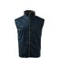 Veste Sans Manches Motif/style Uni Homme Bleu Marine Foncé Rimeck-1