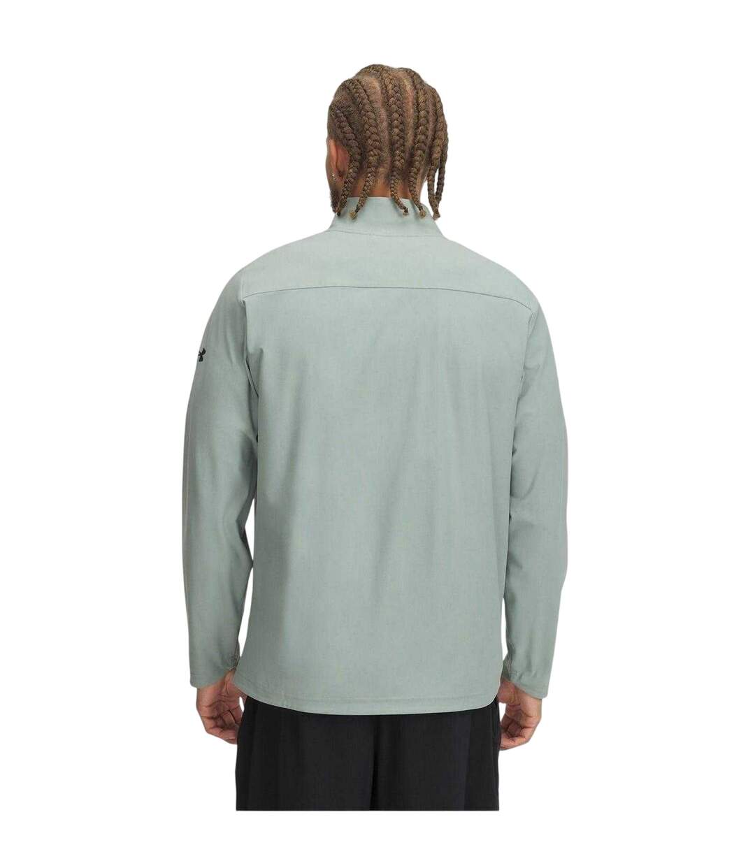 Mens Full Zip Hoodie Green Under Armour-2