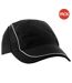 Lot de 2  casquettes de baseball adulte noir Beechfield