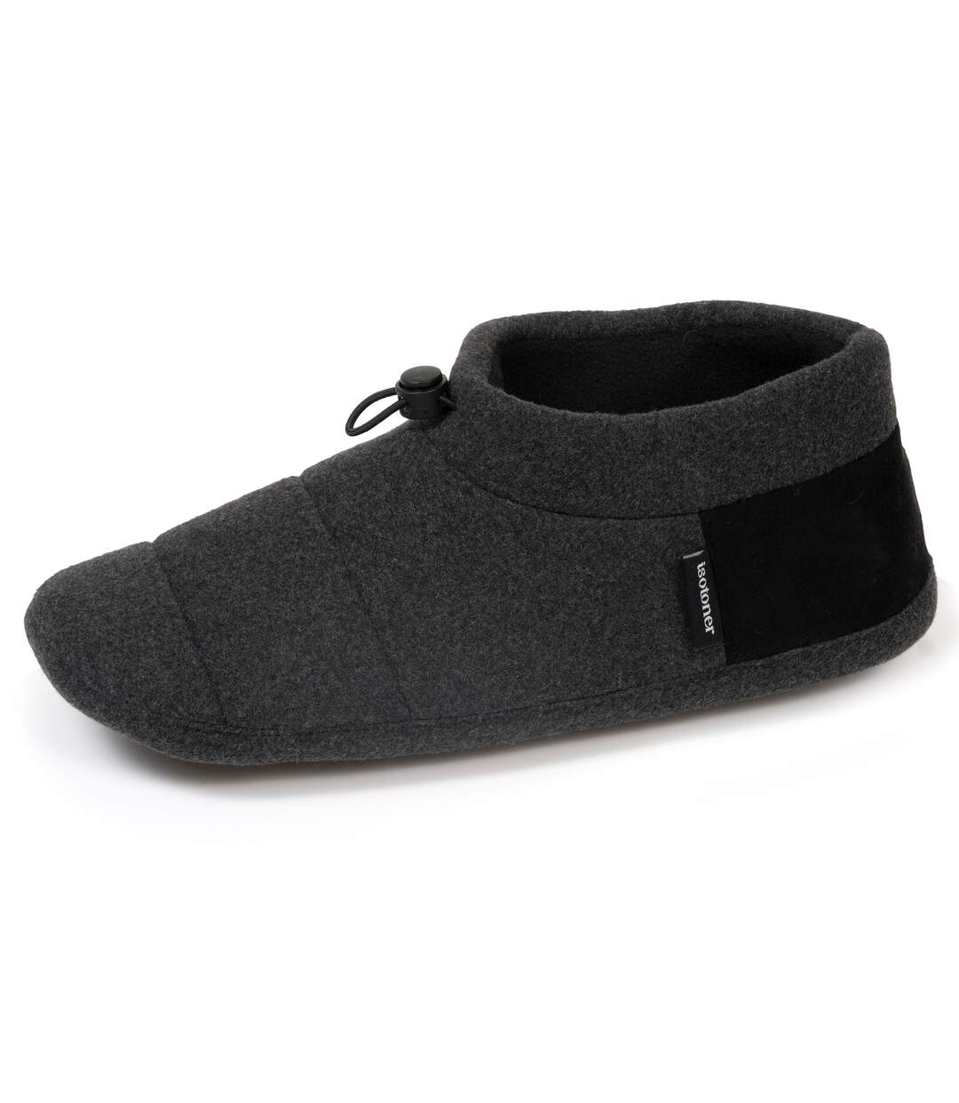 Isotoner Chaussons extra-light Bottillons homme polaire - semelle gomme ultra souple-1
