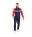 Mens Klaman Tracksuit Navy Red Crosshatch-1
