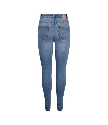 Jean Motif/style Usé Femme Bleu Pieces