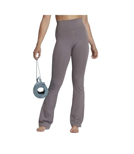 Legging yoga studio femme gris Adidas