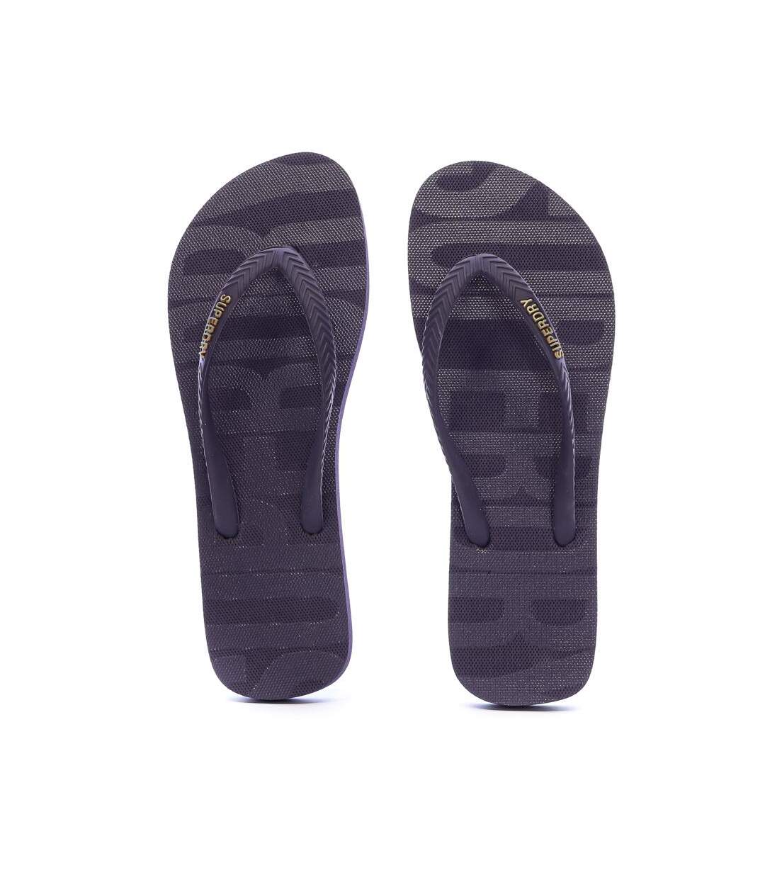 Tongs violet superdry essental flip flop-2