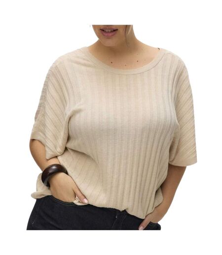 Pull beige femme vero moda barbados