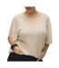 Pull beige femme vero moda barbados-1