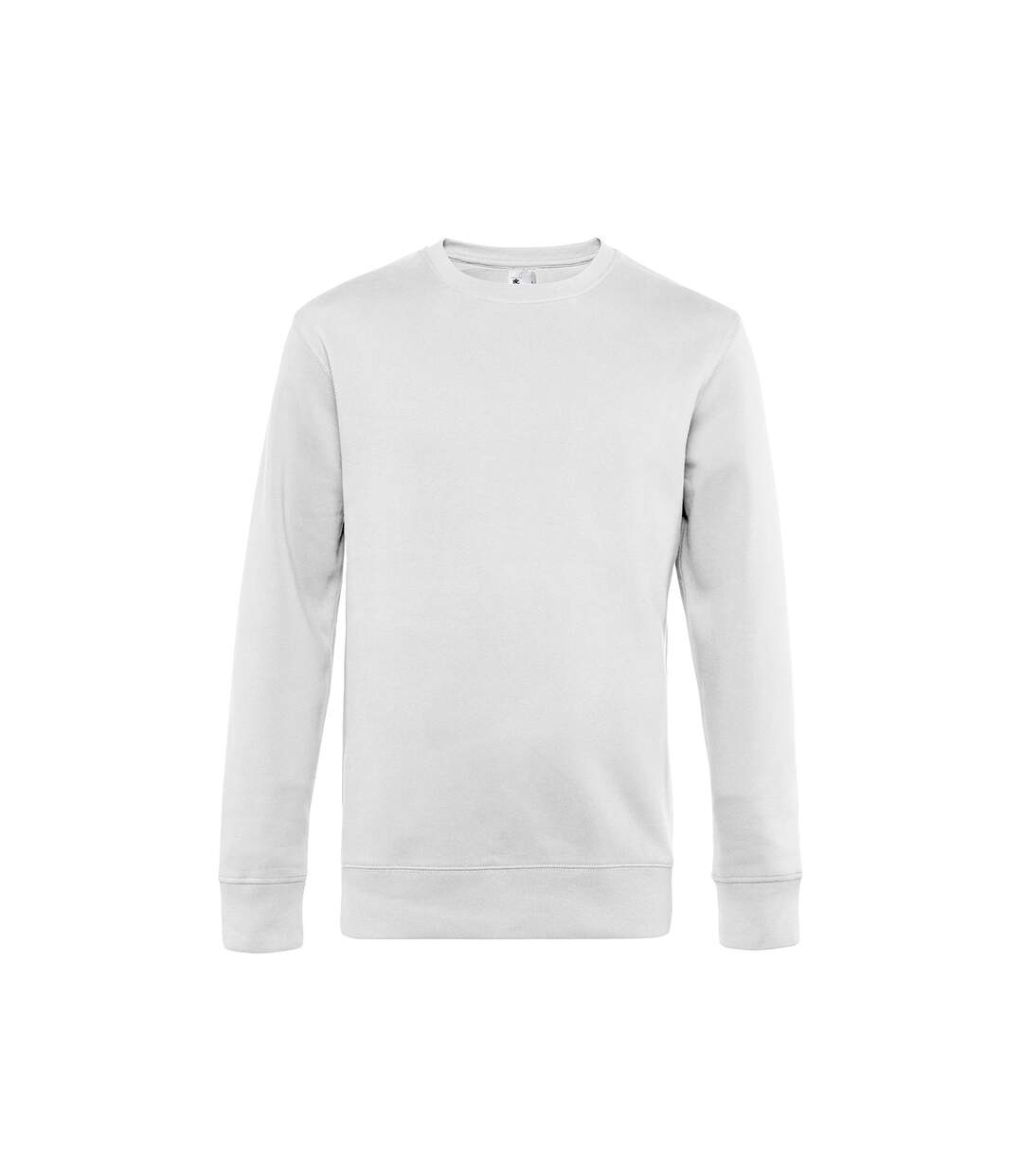 B&C Mens King Crew Neck Sweater (White)