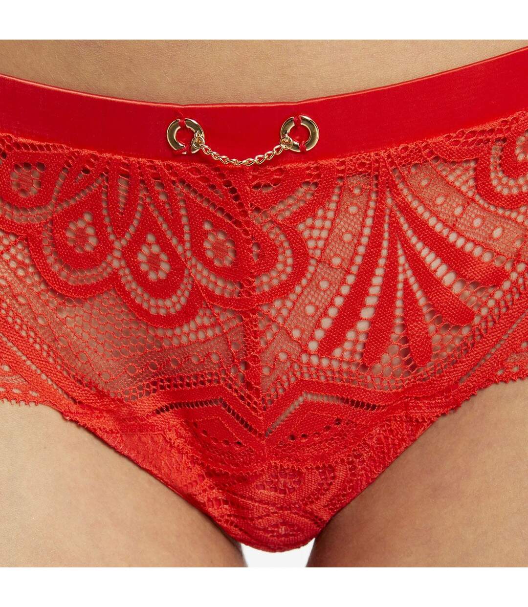 Shorty string rouge Laura