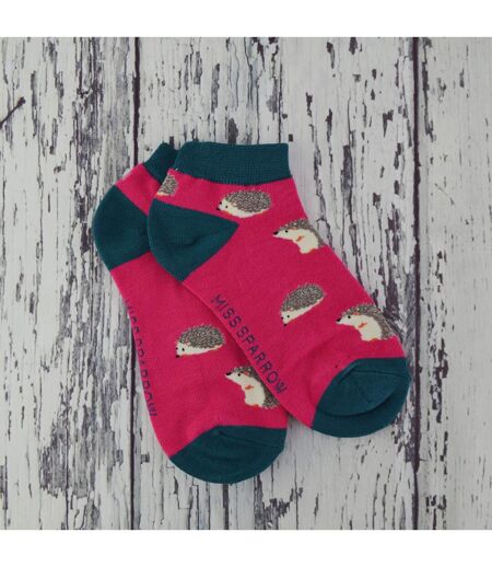 1 Pack Ladies Novelty Animal Themed Bamboo Trainer Socks