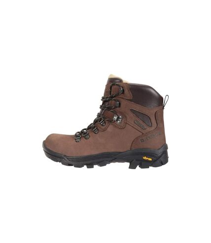 Womens/ladies odyssey extreme nubuck walking boots brown Mountain Warehouse