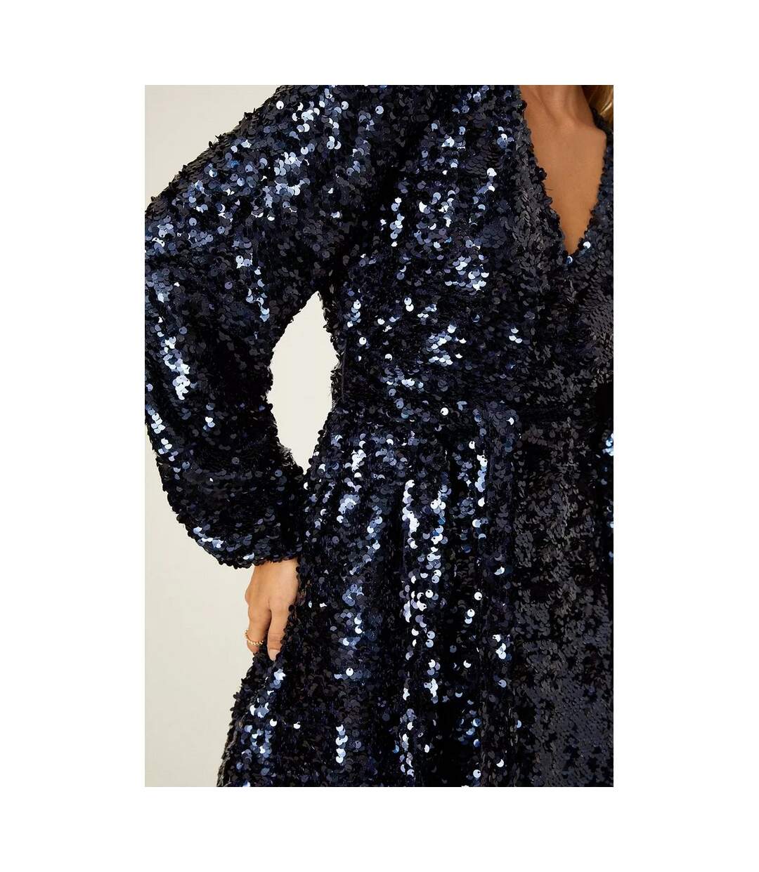 Mini robe femme bleu marine Dorothy Perkins-4