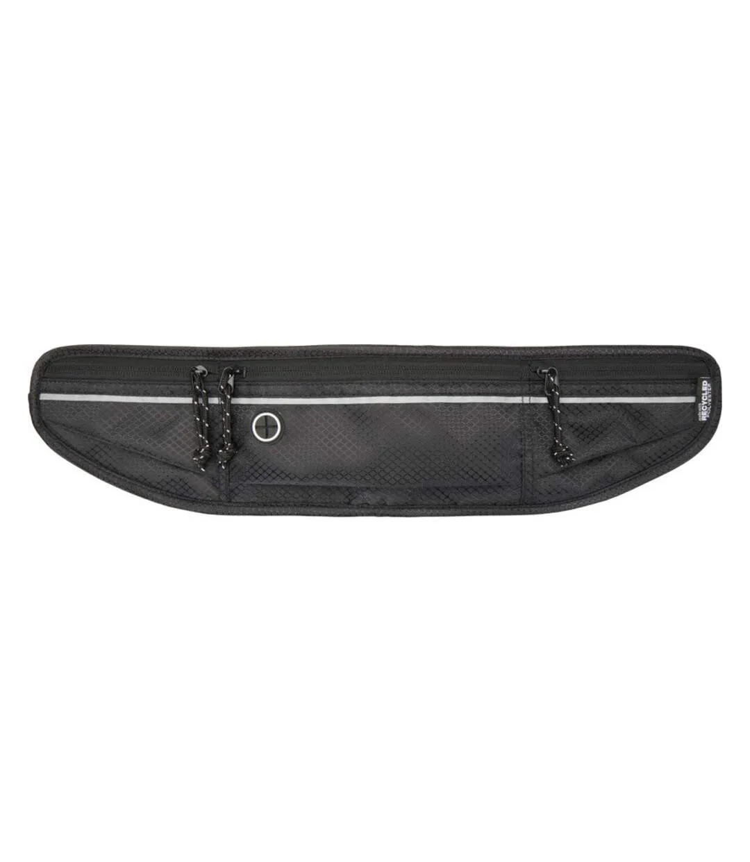 Nomad Recycled Running Waist Bag One Size Solid Black Floso-1
