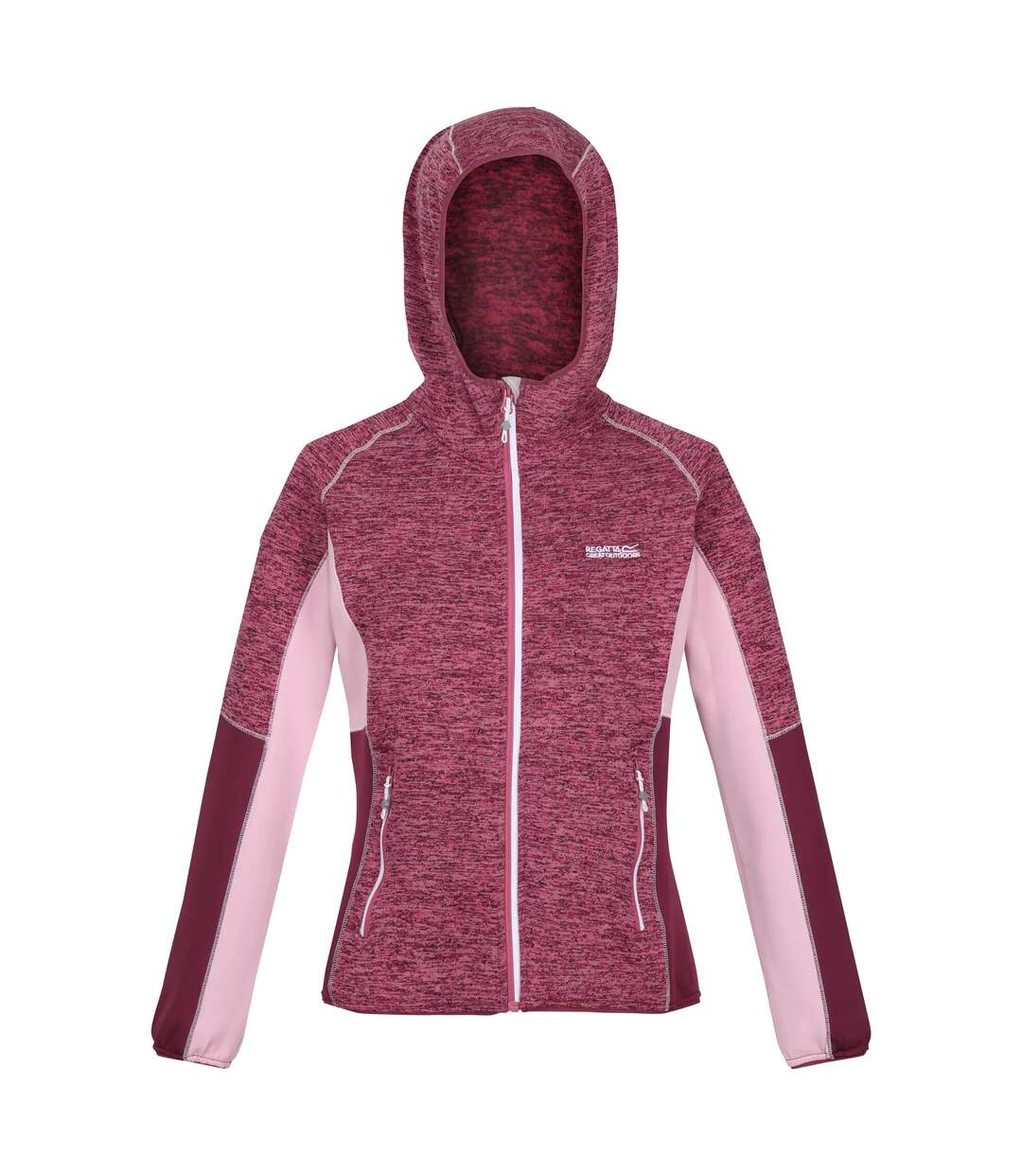 Womens/ladies Walbury Iv Lightweight Fleece Jacket Violet Amaranth Haze Regatta-1