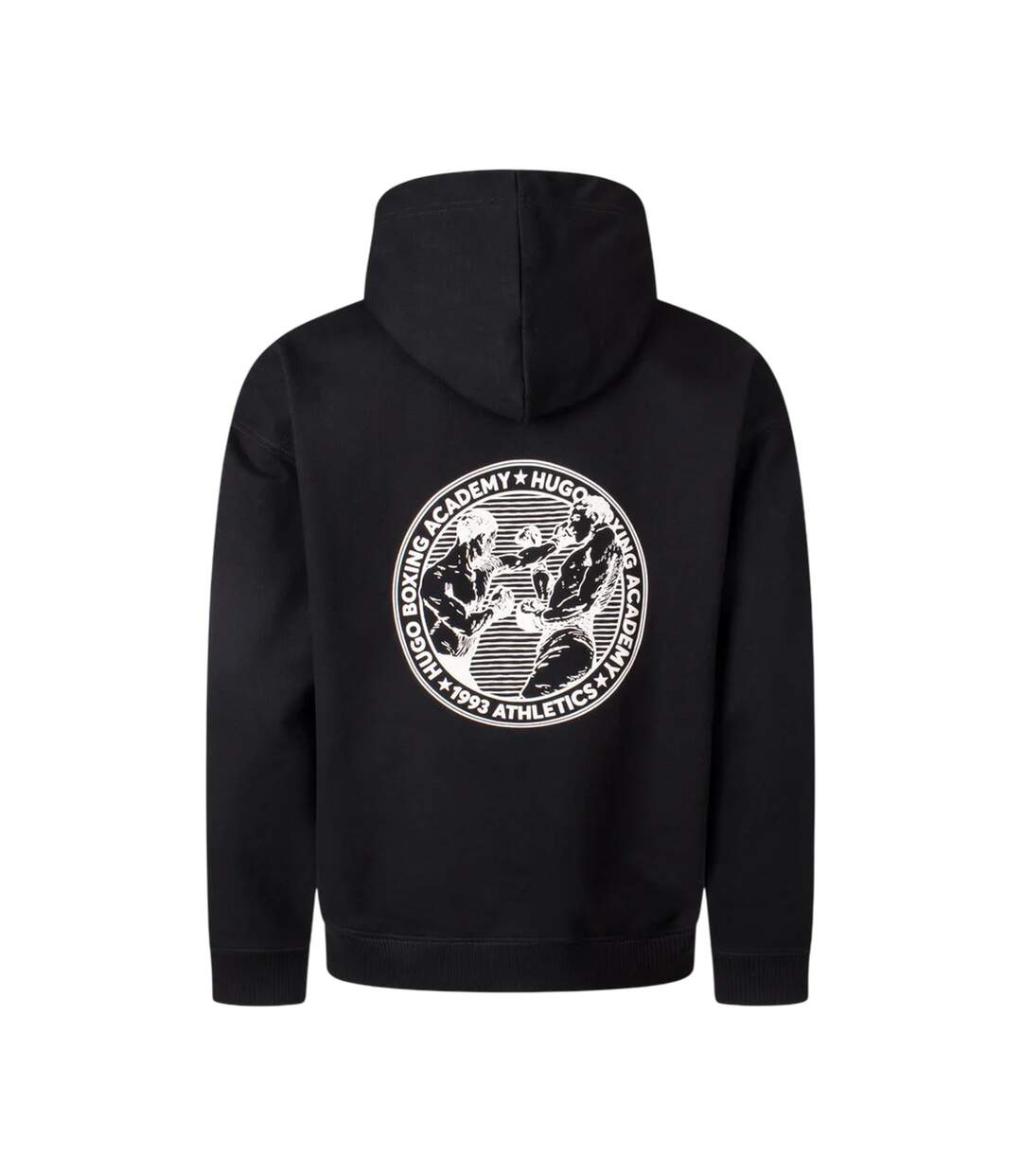 Sweat Motif/style Imprimé Graphique Adulte Noir Hugo-2