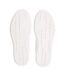 Womens/ladies Leather Low Trainers Bright White Black Calvin Klein-3