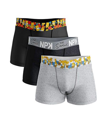 Boxer No Publik Featuring Simpsons Homme Confort et Fantaisie en Coton -Assortiment modèles photos selon arrivages- - Pack de 6