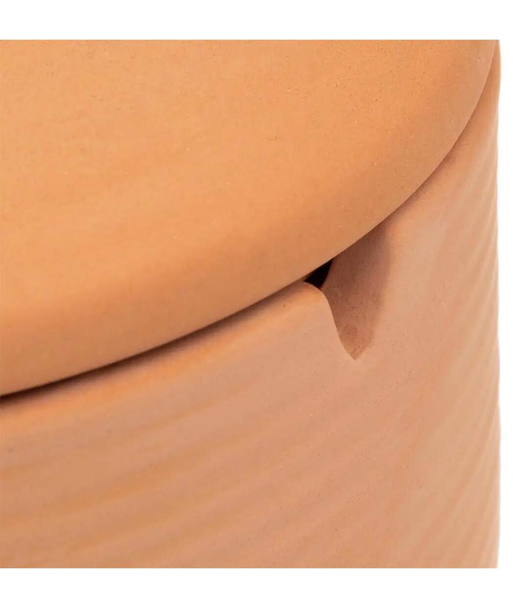 Cendrier en Terre Cuite Cosy 12cm Terracotta-3