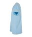 T-shirt À Col Rond Pour Hommes Bleu Ciel Build Your Brand-3