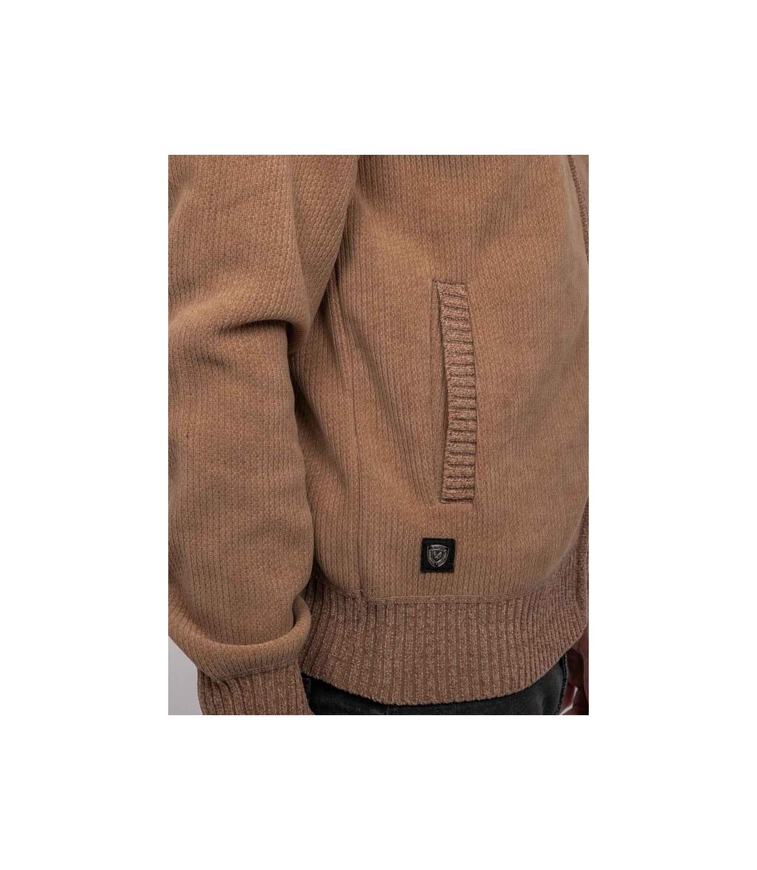 Gilet chenille zippé LEROTOF-3