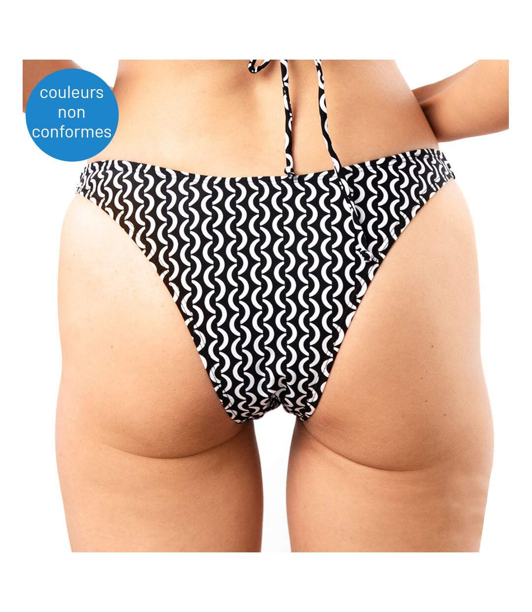 Bas de Bikini Bleu Roi Femme Sun Project Tanga-2