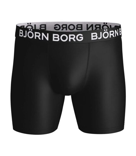3 Pack Mens Designer Band Sports Performance Boxer Shorts