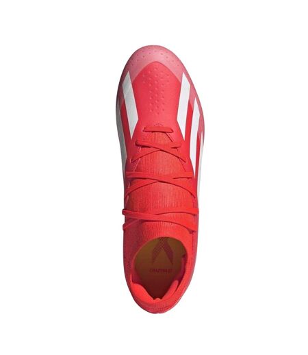 Mens X Crazyfast League Coated Firm Ground Football Boots Red Adidas
