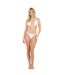 Womens/ladies Frill Bikini Top White Brave Soul-4